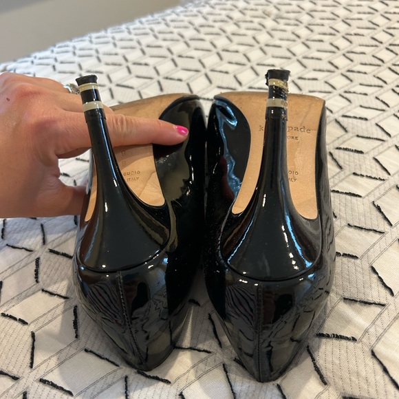 Kate Spade Patent Leather Black Pumps - Picture 4 of 5